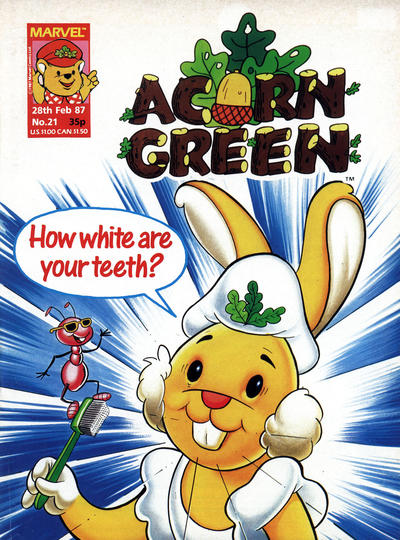 Cover for Acorn Green (Marvel UK, 1986 series) #21