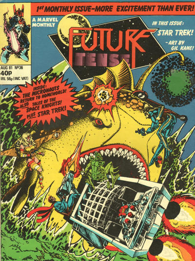 Cover for Future Tense (Marvel UK, 1981 series) #36