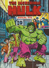 Cover for Incredible Hulk Annual (World Distributors, 1978 series) #1978