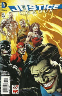 Cover Thumbnail for Justice League (DC, 2011 series) #41 [David Finch / Jonathan Glapion The Joker 75th Anniversary Cover]