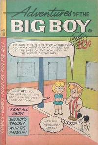 Cover Thumbnail for Adventures of the Big Boy (Webs Adventure Corporation, 1957 series) #111 [East]