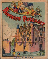 Cover Thumbnail for Prinsesse Pusekatt malebok (N.W. Damm & Søn [Damms Forlag], 1940 series) 