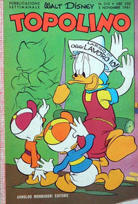Cover Thumbnail for Topolino (Mondadori, 1949 series) #310