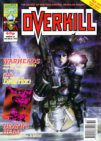 Cover for Overkill (Marvel UK, 1992 series) #24