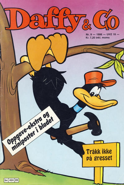 Cover for Daffy & Co (Semic, 1985 series) #9/1986