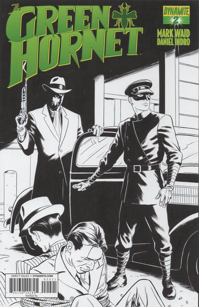 Cover for The Green Hornet (Dynamite Entertainment, 2013 series) #2 [B&W Art Retailer Incentive]