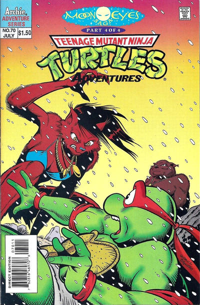 Cover for Teenage Mutant Ninja Turtles Adventures (Archie, 1989 series) #70