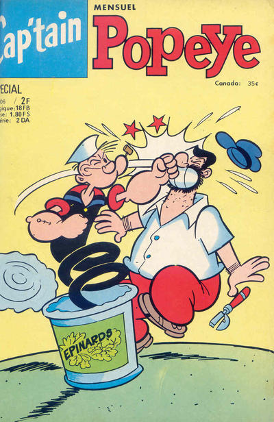 Cover for Cap'tain présente Popeye (spécial) (Société Française de Presse Illustrée (SFPI), 1962 series) #106