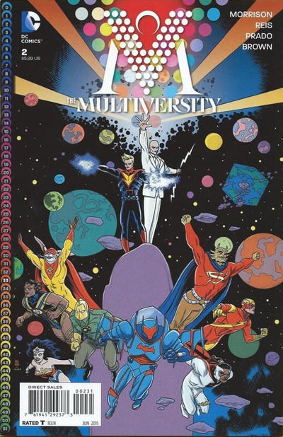 Cover for The Multiversity (DC, 2014 series) #2 [Michael Allred Homage Cover]