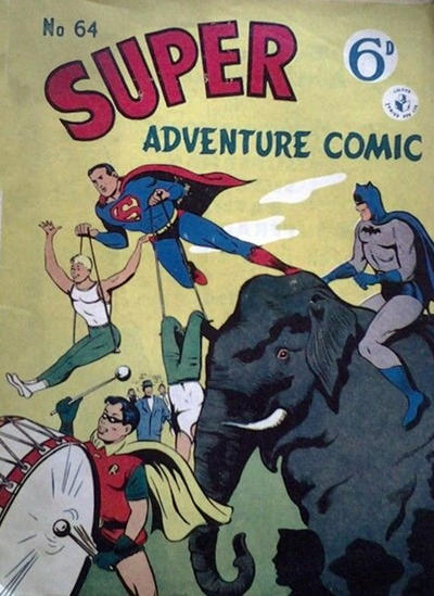 Cover for Super Adventure Comic (K. G. Murray, 1950 series) #64 [6d]