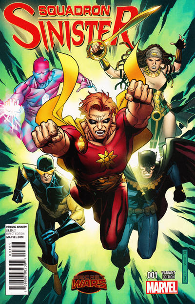Cover for Squadron Sinister (Marvel, 2015 series) #1 [Skottie Young Babies Variant]