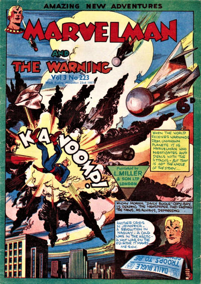 Cover for Marvelman (L. Miller & Son, 1954 series) #223