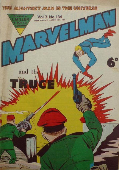 Cover for Marvelman (L. Miller & Son, 1954 series) #134