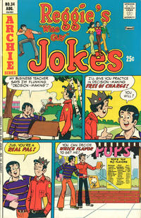 Cover for Reggie's Wise Guy Jokes (Archie, 1968 series) #34