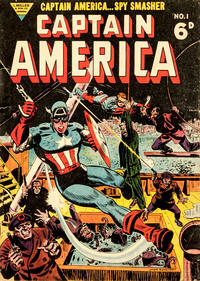 Cover Thumbnail for Captain America (L. Miller & Son, 1954 series) #1