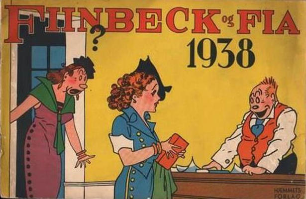 Cover for Fiinbeck og Fia (Hjemmet / Egmont, 1930 series) #1938