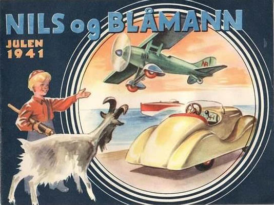 Cover for Nils og Blåmann (Illustrert Familieblad, 1929 series) #1941