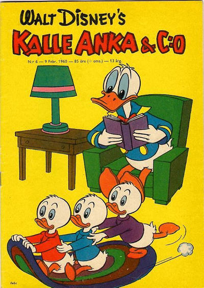 Cover for Kalle Anka & C:o (Hemmets Journal, 1957 series) #6/1960