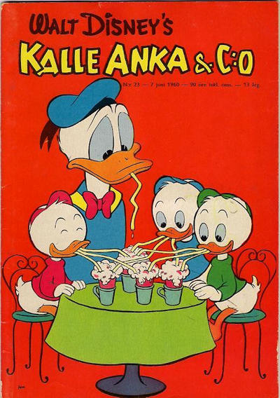 Cover for Kalle Anka & C:o (Hemmets Journal, 1957 series) #23/1960