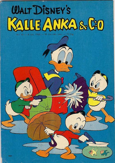 Cover for Kalle Anka & C:o (Hemmets Journal, 1957 series) #45/1960