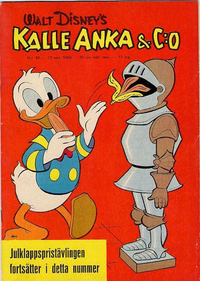 Cover for Kalle Anka & C:o (Hemmets Journal, 1957 series) #48/1960