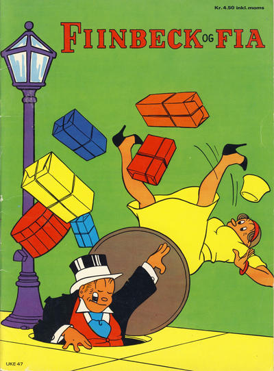 Cover for Fiinbeck og Fia (Hjemmet / Egmont, 1930 series) #1971