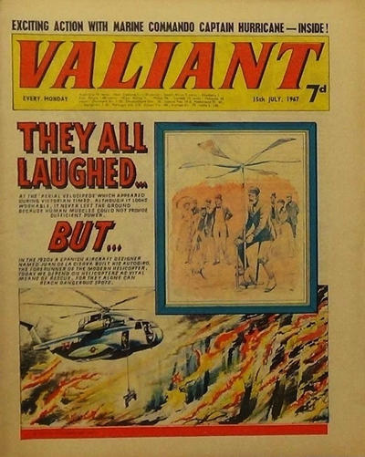 Cover for Valiant (IPC, 1964 series) #15 July 1967