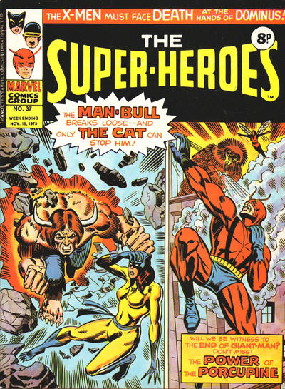 Cover for The Super-Heroes (Marvel UK, 1975 series) #37