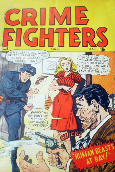 Cover for Crimefighters Comics (Bell Features, 1948 series) #5