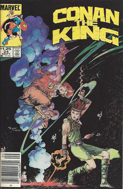 Cover for Conan the King (Marvel, 1984 series) #24 [Canadian]