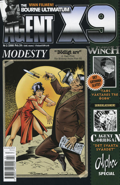 Cover for Agent X9 (Egmont, 1997 series) #2/2008