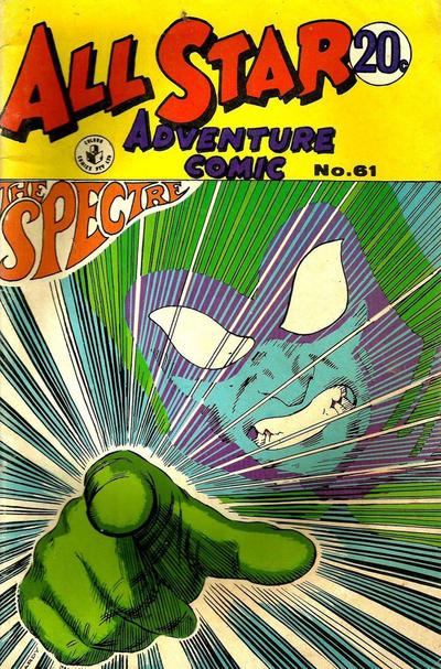 Cover for All Star Adventure Comic (K. G. Murray, 1959 series) #61