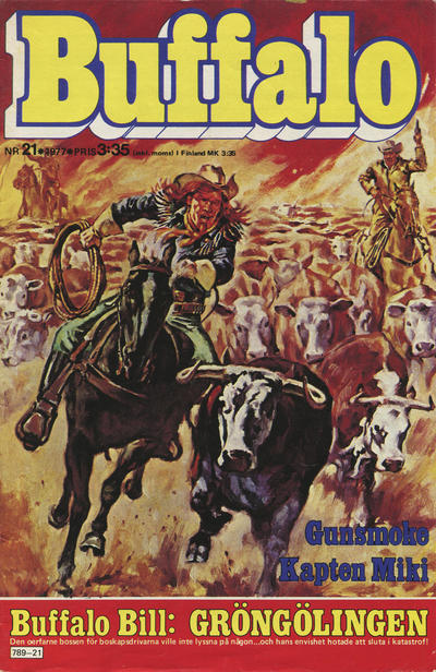 Cover for Buffalo Bill / Buffalo [delas] (Semic, 1965 series) #21/1977