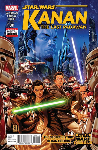 Cover for Kanan the Last Padawan (Marvel, 2015 series) #1 [Mark Brooks Cover]