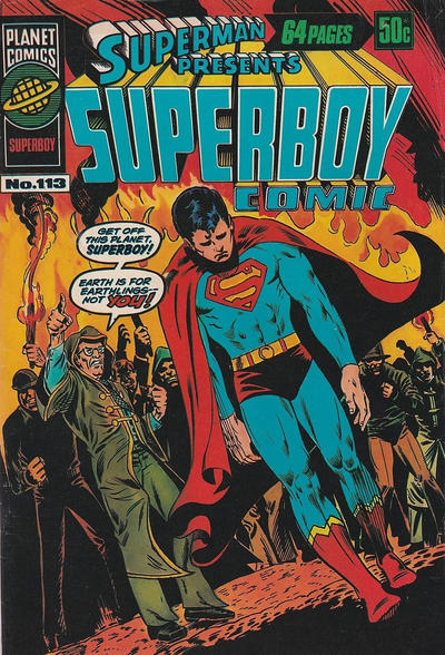 Cover for Superman Presents Superboy Comic (K. G. Murray, 1976 ? series) #113