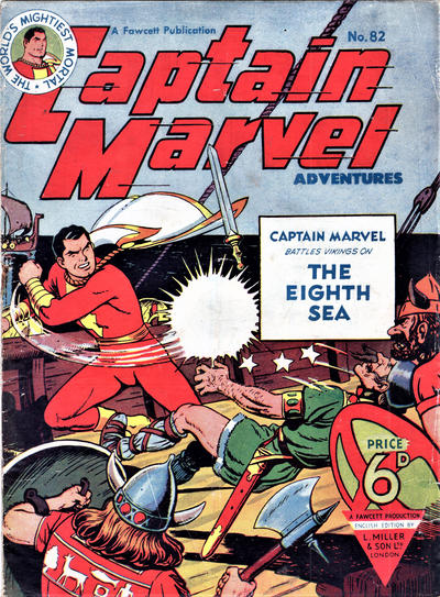 Cover for Captain Marvel Adventures (L. Miller & Son, 1950 series) #82