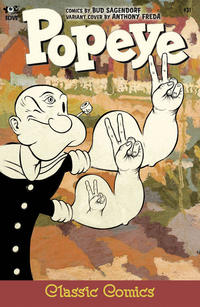 Cover Thumbnail for Classic Popeye (IDW, 2012 series) #31 [Anthony Freda variant cover]
