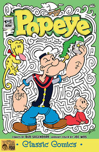 Cover Thumbnail for Classic Popeye (IDW, 2012 series) #35 [Joe Wos variant cover]