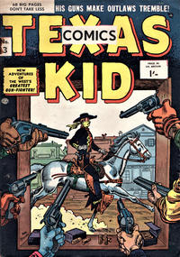 Cover Thumbnail for Texas Kid Comics (Thorpe & Porter, 1952 series) #3