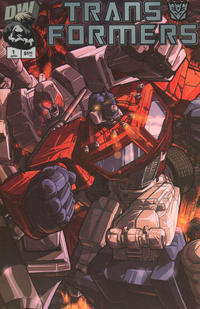 Cover Thumbnail for Transformers: Generation 1 (Dreamwave Productions, 2002 series) #1 [Holofoil Cover]