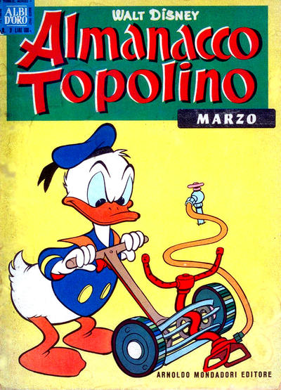 Cover for Almanacco Topolino (Mondadori, 1957 series) #63