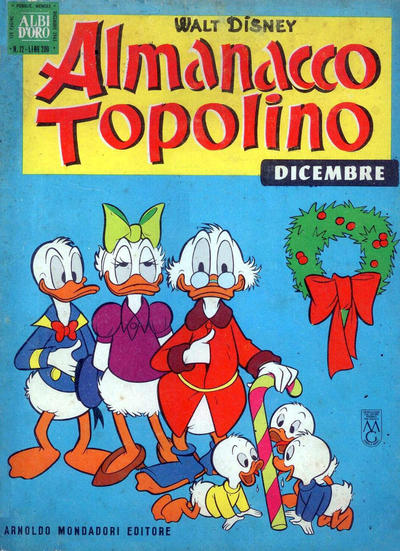 Cover for Almanacco Topolino (Mondadori, 1957 series) #108