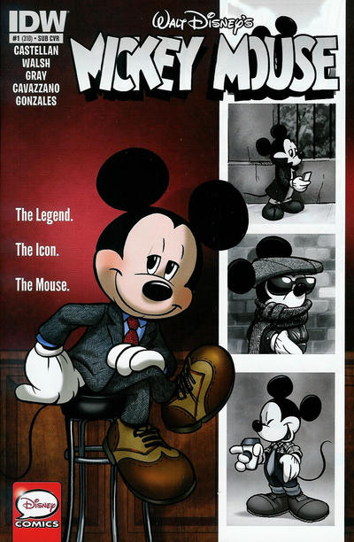 Cover for Mickey Mouse (IDW, 2015 series) #1 / 310 [Subscription Cover]