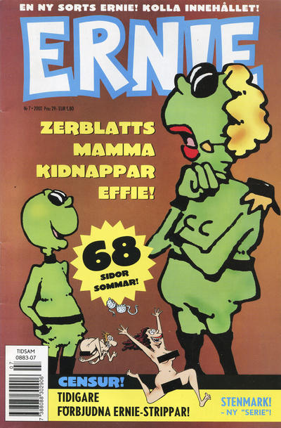 Cover for Ernie (Egmont, 2000 series) #7/2002