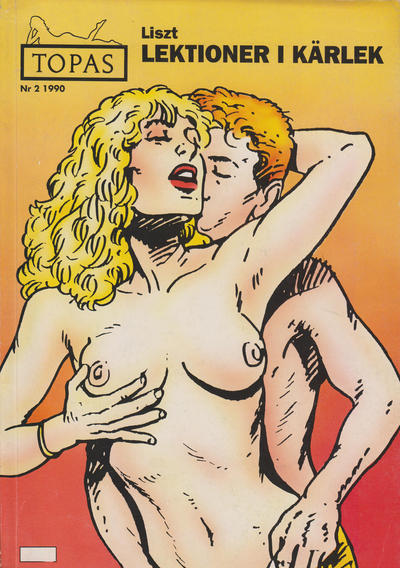 Cover for Topas (Epix, 1988 series) #26 - Lektioner i kärlek