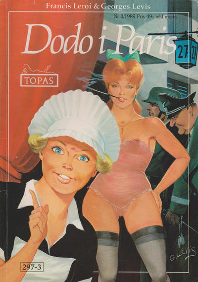 Cover for Topas (Epix, 1988 series) #15 - Dodo i Paris