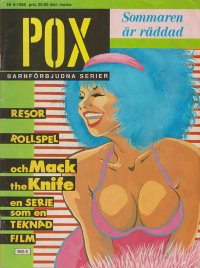 Cover for Pox (Epix, 1984 series) #5/1988