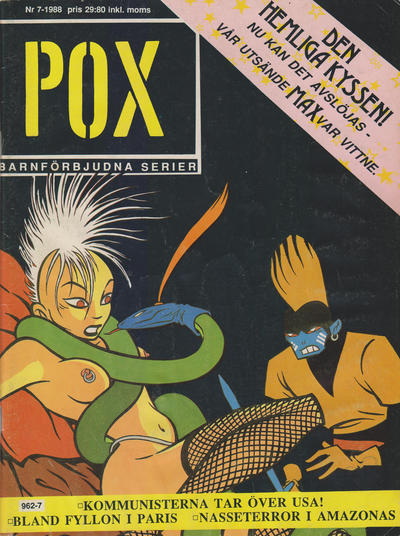 Cover for Pox (Epix, 1984 series) #7/1988