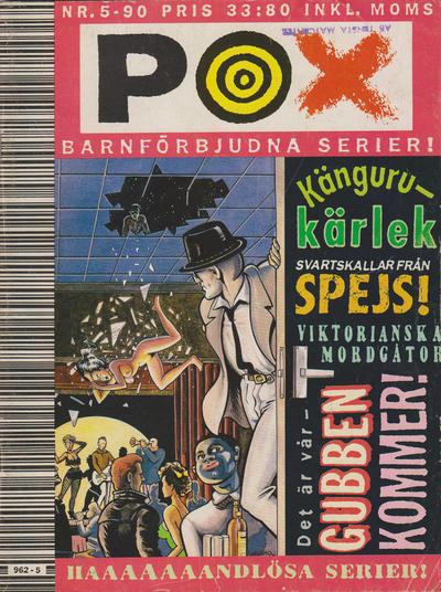 Cover for Pox (Epix, 1984 series) #5/1990