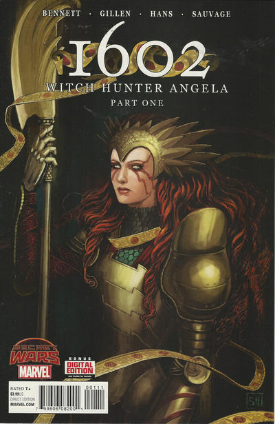 Cover for 1602: Witch Hunter Angela (Marvel, 2015 series) #1